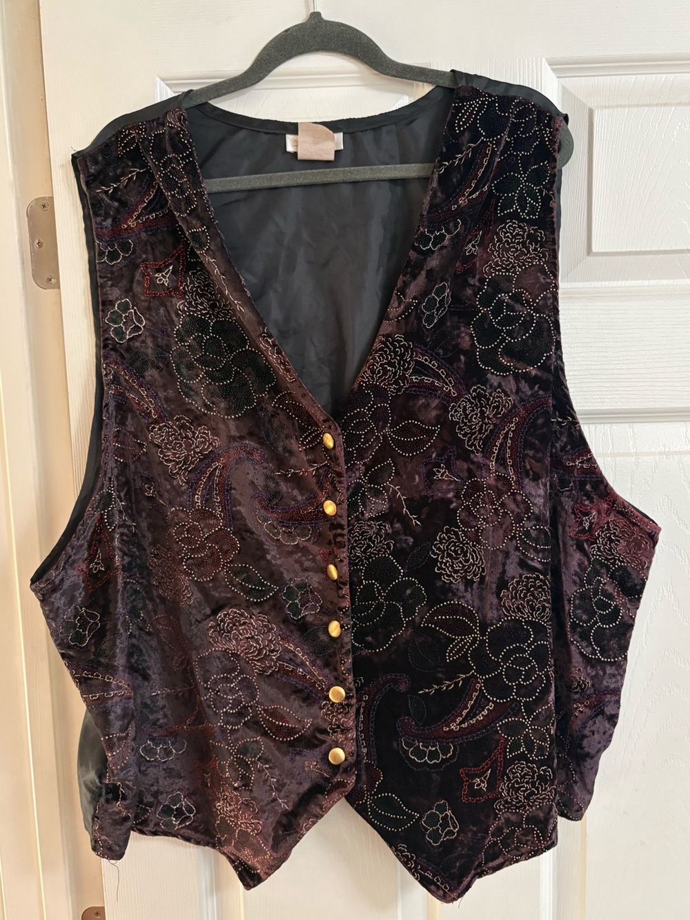 Roaman's velvet vest goth whimsigoth punk fall autumn witchy emo Gilmore girls